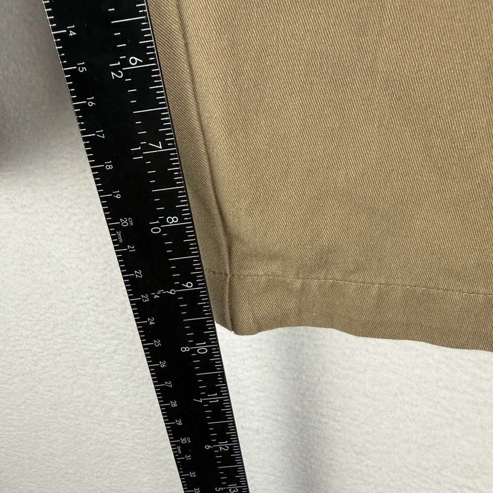 Volcom Men's Flat Front Shorts in Tan and Brown